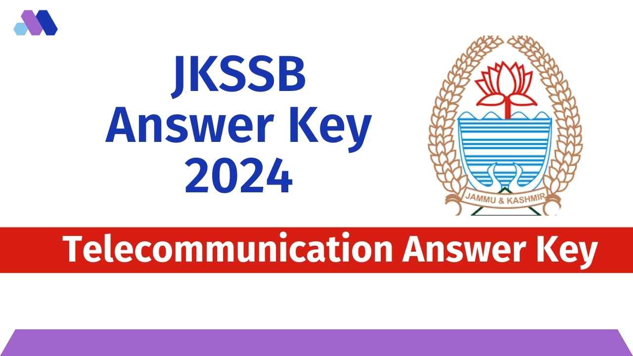 JKSSB Answer Key 2024