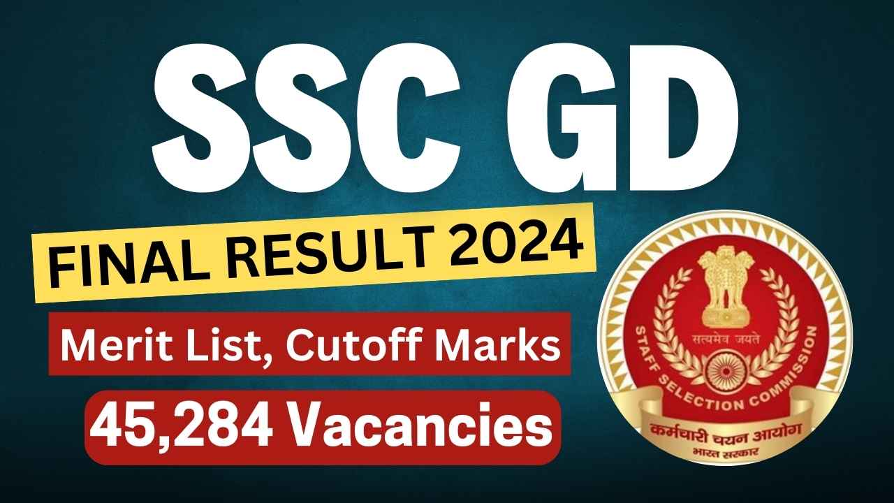 SSC GD Final Result 2024 PDF Download