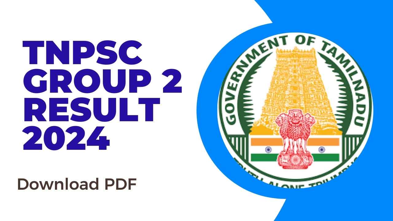 TNPSC Group 2 Result 2024